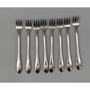 Gorham Meredith Cocktail Forks Set of 8 Stainless Flatware 18/8